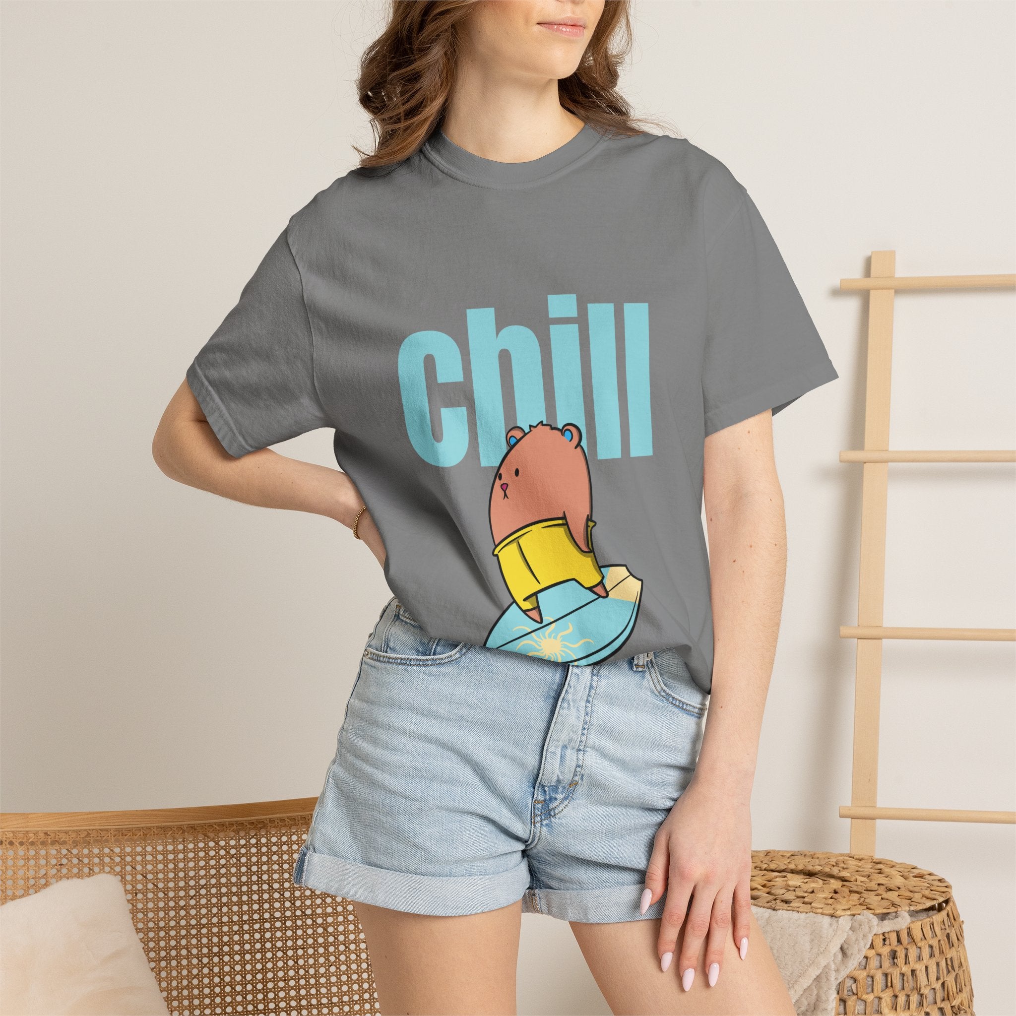 Chill Bear Tee | Relaxed Pop Streetwear by PINOL