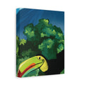 Tropical Toucan Canvas - Original Art by Juan Baez