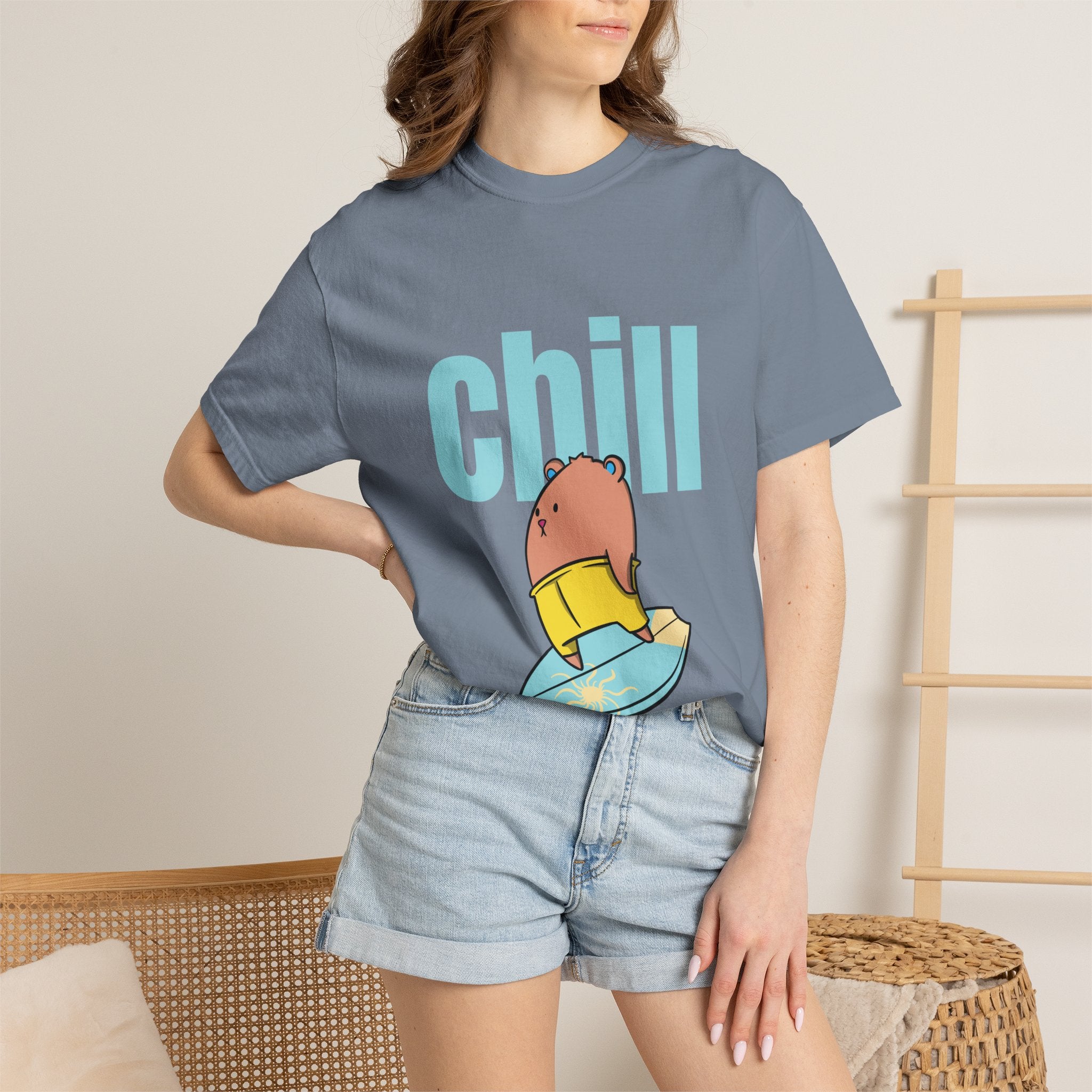 Chill Bear Tee | Relaxed Pop Streetwear by PINOL