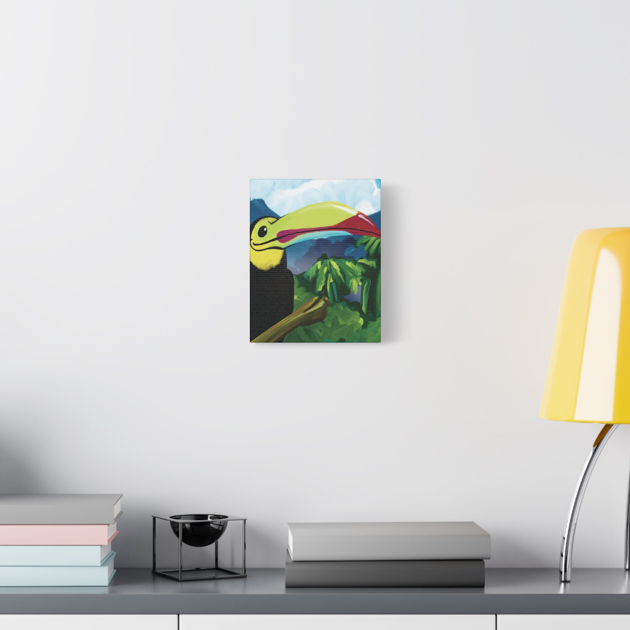 Tropical Toucan Canvas II — Original Art by Juan Baez