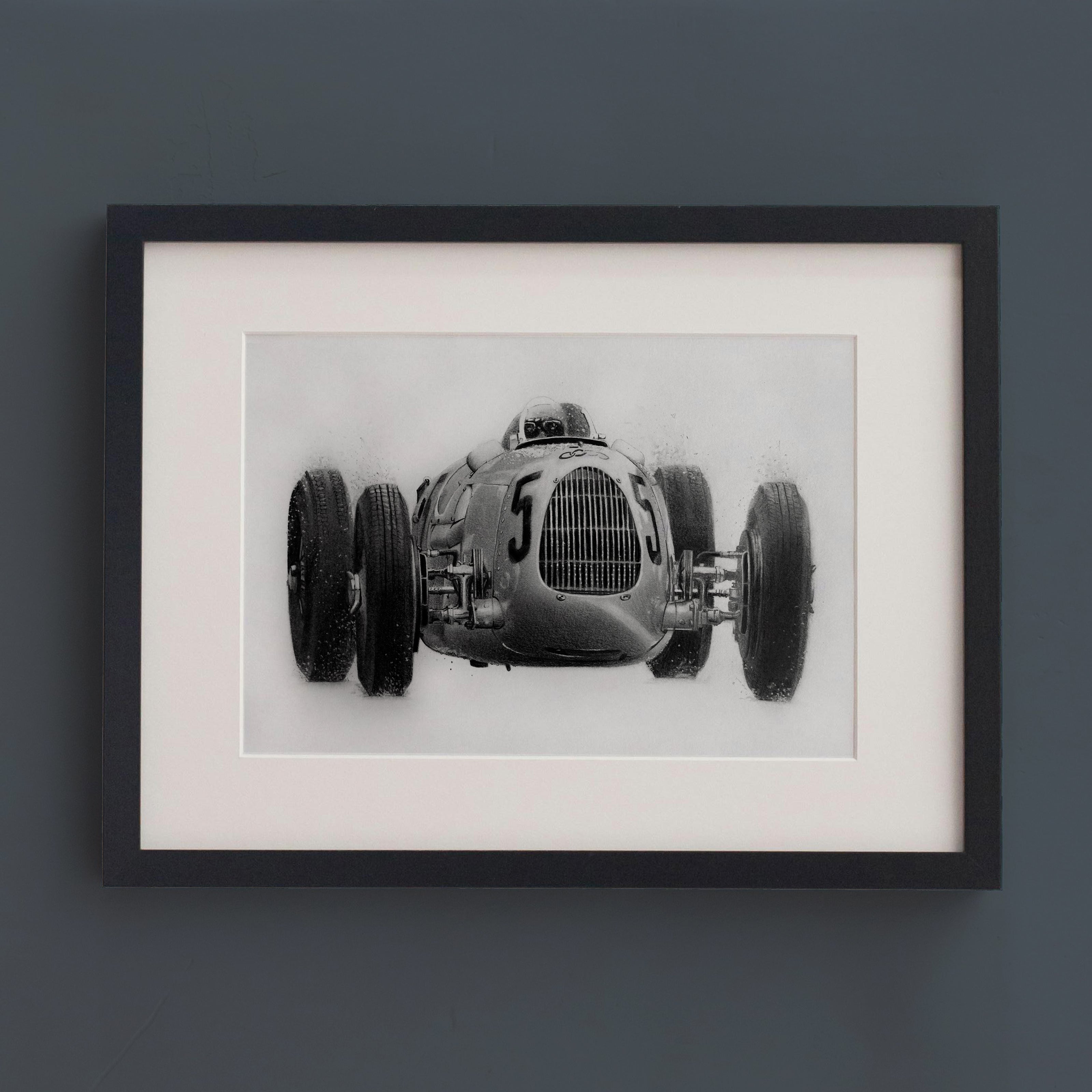 Auto Union Type C — Vintage Racing Print (11x14)