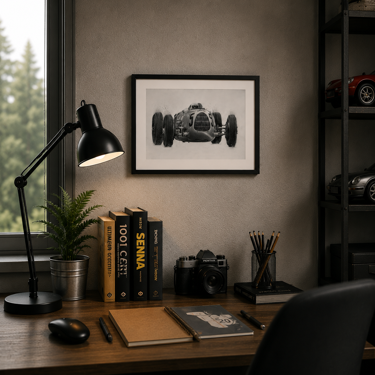 Auto Union Type C — Vintage Racing Print (11x14)