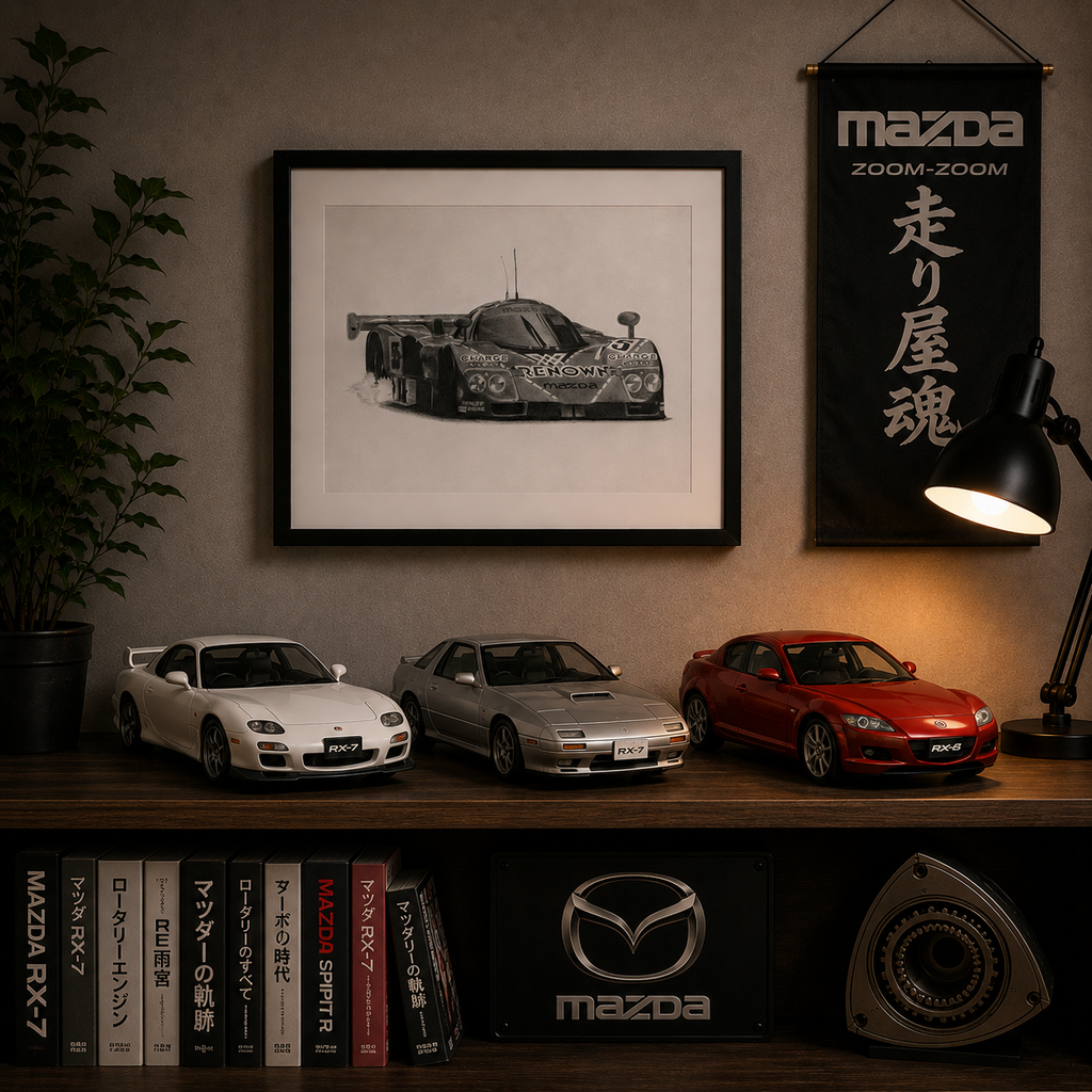 Mazda 787B — Vintage Racing Print (11x14)