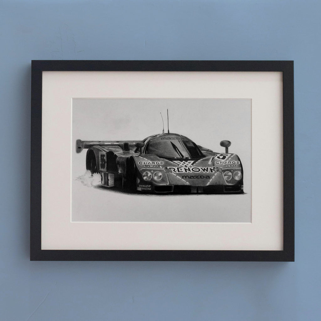 Mazda 787B — Vintage Racing Print (11x14)