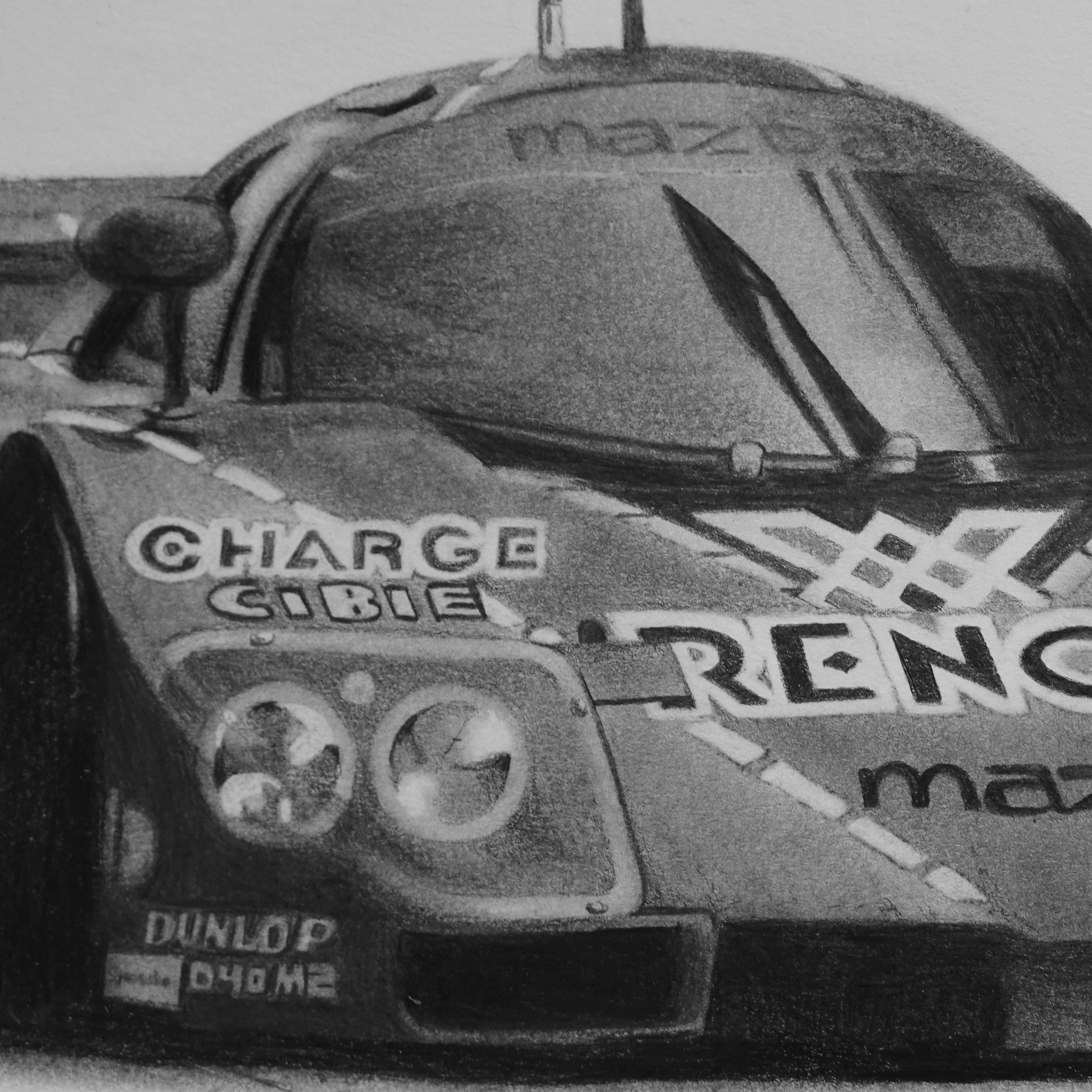 Mazda 787B — Vintage Racing Print (11x14)