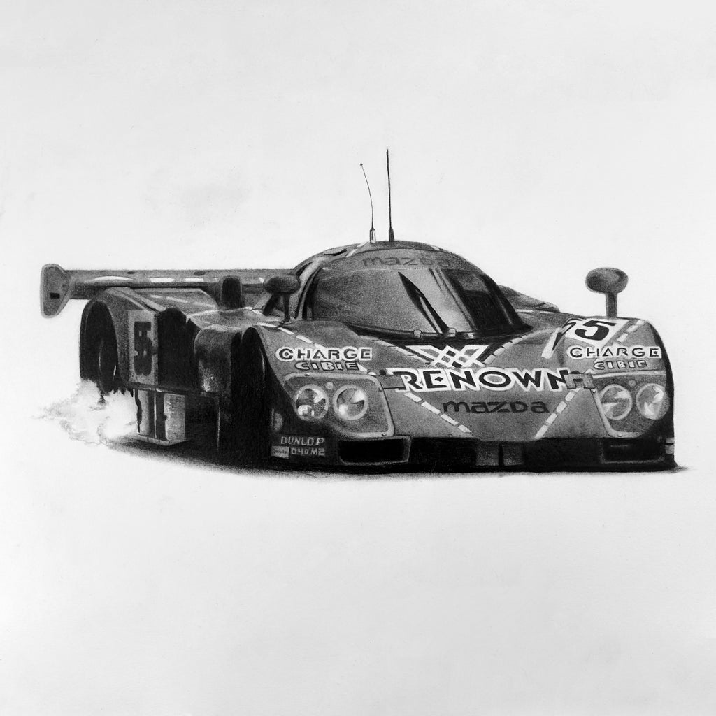 Mazda 787B — Vintage Racing Print (11x14)
