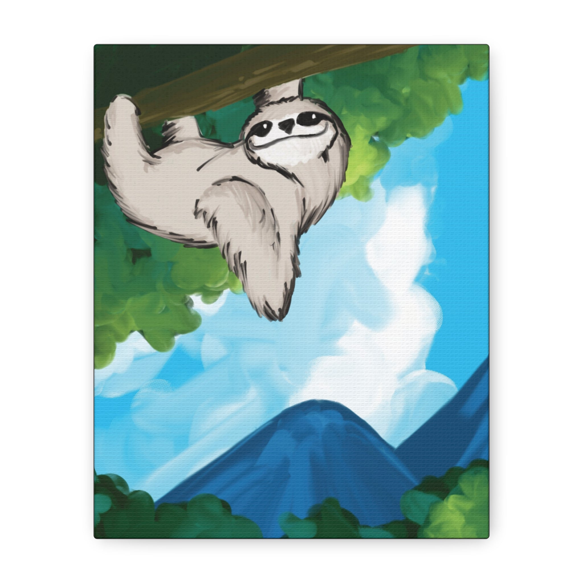 Perezoso 1/2 — Canvas, Arte Original por Juan Baez