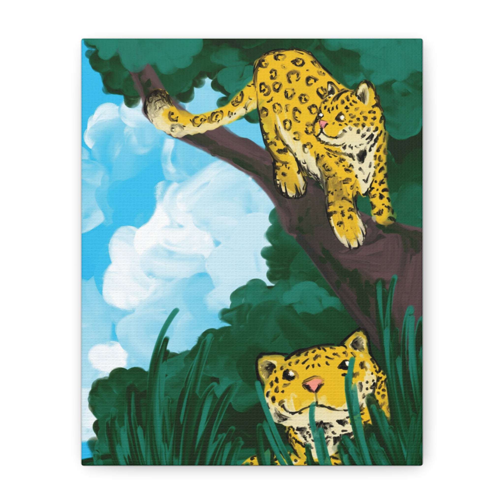 Jaguares — Canvas, Arte Original por Juan Baez